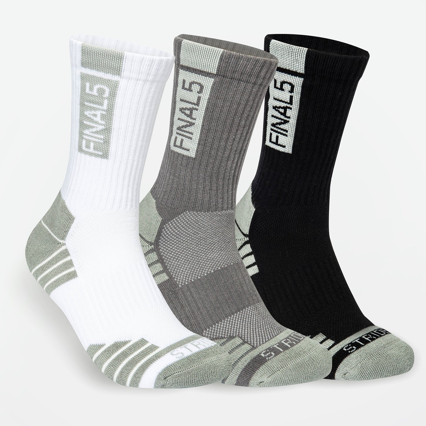 Stride+ Cushioned Crew Socks